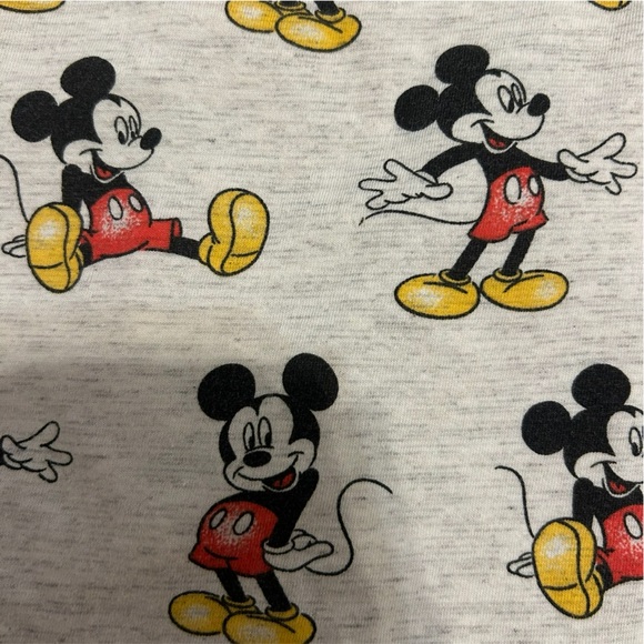 Disney Junior Mickey Mouse All-Over T-Shirt - Size 3T Neutral Cream - Picture 4 of 7